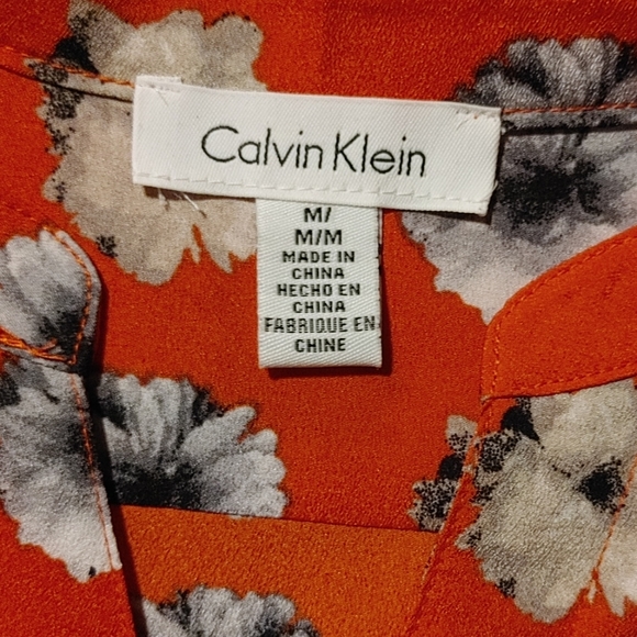 Calvin Klein blouse Size M - Picture 5 of 6